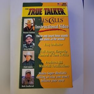 The True Talker by H.S. Calls Instructional Video VHS Tape Hunting